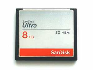 【残り1枚】☆美品☆ CFカード 8GB サンディスク ウルトラ SanDisk Ultra コンパクトフラッシュ CompactFlash Card