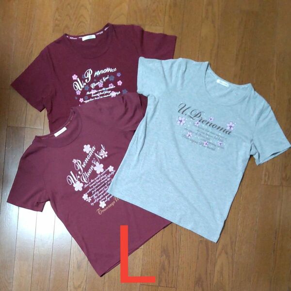 U.P renoma　半袖Tシャツ　L　3枚セット