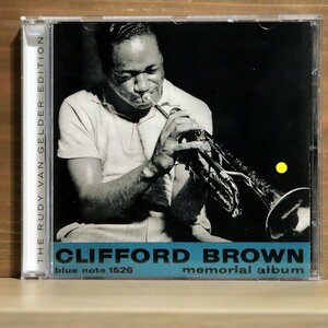 CLIFFORD BROWN/MEMORIAL ALBUM/BLUE NOTE RECORDS 7243 5 32141 2 8 CD □
