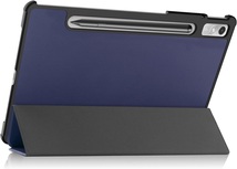 Lenovo Tab P11 Pro 11.2インチ 2nd Gen2022用 PU革 スマート カバー ケース 三つ折り スタンド機能 自動休眠機能 紺_画像6