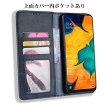 Galaxy S10Plus SC-04L 用 本革風 高級PUレザー TPU 手帳型 保護ケース スタンド機能 マグネット付 カード入れ付 赤_画像6