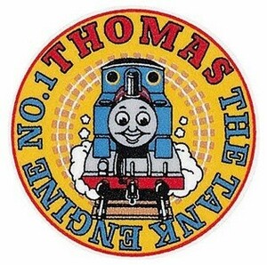 (1枚）アイロンワッペンTHOMASフロッキーワッペンきかんしゃトーマスとなかまたちシリーズ　オリムパス製