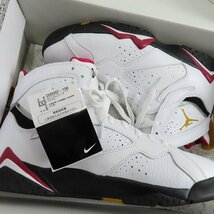 【未使用】NIKE/ナイキ AIR JORDAN 7 RETRO/エア ジョーダン 7 レトロ カーディナル CU9307-106/27.5 /080_画像7