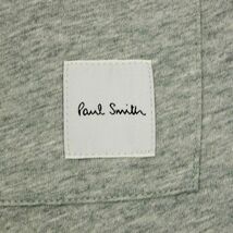 新品 即決 ポールスミス ハーフパンツ 春夏 マルチストライプ L グレー コットン ロゴ Paul Smith メンズ 【1628a】_画像4