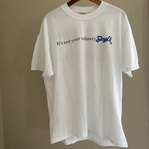 00's PORT and COMPANY 50/50 GEKKEIKAN SAKE 米国月桂冠 souvenir 芸者 プリント 半袖Tシャツ L 土産 和柄