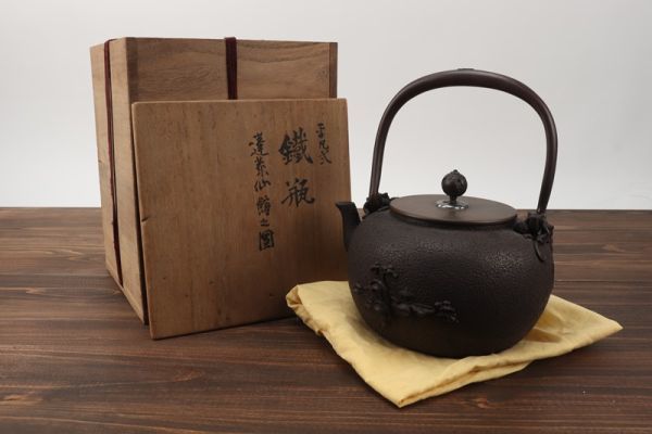 2023年最新】ヤフオク! -鉄瓶 象嵌の中古品・新品・未使用品一覧