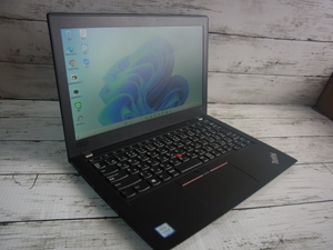 LENOVO ThinkPad X280 / 第8世代 / Core i5 8250U 1.60GHz / メモリ 8GB / NVMe SSD 256GB / 12.5型