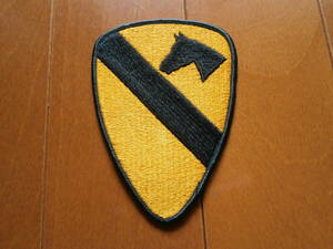 未使用　米軍実物カラーパッチ　第一騎兵師団　1st cavalry