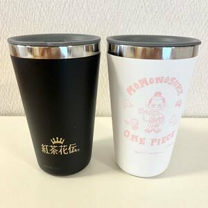 紅茶花伝×ONEPIECE オリジナル ステンレスタンブラーペアセット「モモの助」Hydro Flask ハイドロフラスク マイボトル 2個セット