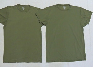 米軍 海兵隊 ELITE ISSUE ストレッチ Tシャツ OD Mサイズ/2枚セット
