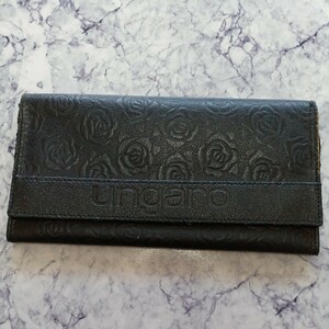 [312]ungaro Ungaro .... long wallet purse floral print junk 