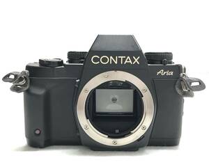 CONTAX Aria / コンタックス アリア / 一眼レフ / フィルムカメラ / ブラック / ボディ / 動作未確認 / 現状品