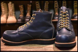 【9E 良品 14年】レッドウィング 8853 アイリッシュセッター インディゴ ポーテージ ネイビー 青 モックトゥ ブーツ redwing HOPESMORE