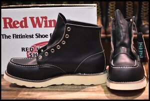 【7E 箱付 DEAD 羽タグ 97年】レッドウィング 8179 アイリッシュセッター 黒 ブラッククローム モックトゥ ブーツ redwing HOPESMORE