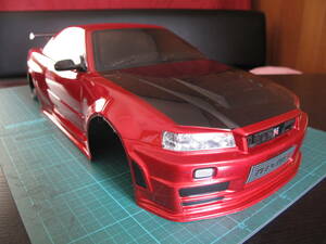 寄744 ボディー GT-R R34 1/10 TAMIYA タミヤ