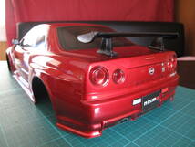 寄744 ボディー GT-R R34 1/10 TAMIYA タミヤ_画像5