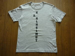 Karl Helmut Karl hell m short sleeves T-shirt Logo gray size L