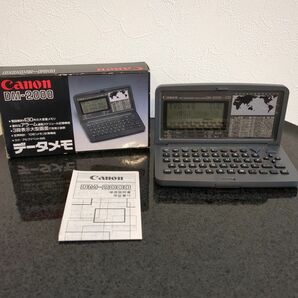 Canon キャノン データメモ DM-2000 世界時計 電卓 動作確認済み