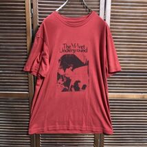 YMS ★1円スタート☆ 古着 バンド Tシャツ ベルベットアンダーグラウンド / 80s 90s Y2K ビンテージ vintage レア 希少_画像2