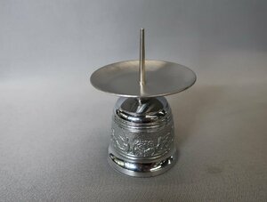 【新品未使用】オリジナル燭台　一本　灯立　ローソク立て　K-298