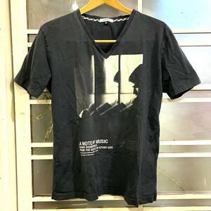 Tシャツ ofuon 48 イトキン ブラック A NOTE OF MUSIC GAINS SIGNIFICANCE FROM THE SILENCE ON EITHER SIDE k2309151