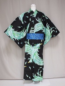  One-piece for man yukata J0721-01M free shipping M size * for man ... anime ONE PIECE. man yukata obi attaching 