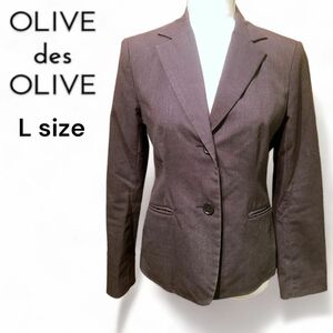 OLIVE des OLIVE オリーブデオリーブ ジャケット スーツ シンプル テーラードジャケット