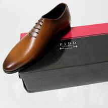 新品 PIDO ピドクラシック 日本製 内羽根 ベンチメイド プレーントゥ ビジネスシューズ 革靴 25.5cm　Ｋ2448_画像10