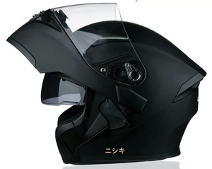  прекрасный товар мотоцикл onroad шлем двойной линзы full-face шлем шлем матовый чёрный M~3XL размер 