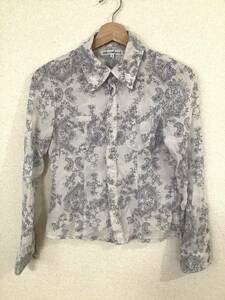 levi's リーバイス　LADYS STYLE レディスタイル　総柄　長袖シャツ　花柄　ペイズリー　古着　アメカジ　S