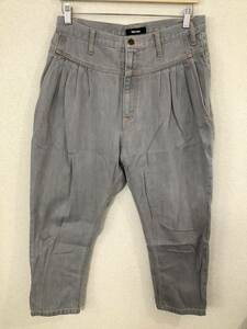 Ne-net Ne-Net Denim pants ba Rune pants sarouel pants men's select pants old clothes gray 