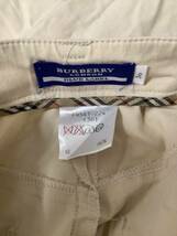 BURBERRY BLUELABEL バーバリーブルーレーベル　コットン混ナイロンパンツ　ベージュ　ハイブランド　古着_画像3