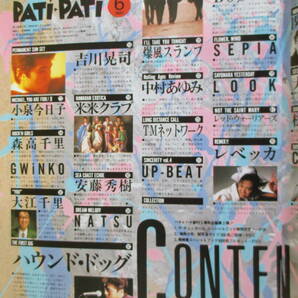 PATiPATi パチパチ 1987年6月号 チェッカーズ 森高千里 キャディラック(広告) BOOWY 岡村靖幸 吉川晃司 TMN 一世風靡セピアの画像4