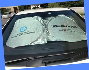 BENZ ベンツ AMG サンシェード UVカット 遮光 暑さ対策 日焼け防止 軽量コンパクト収納 ダッシュボード保護 MON