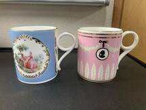 WEDGWOOD　ウェッジウッド　まとめて　2点　RENDEZVOUS　PINK CAMEO　マグカップ　コップ　洋食器①_画像1