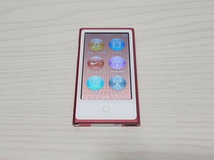 ☆動作確認済み☆iPod nano 第7世代 16GB レッド RED MD475J アイポッドナノ Apple 