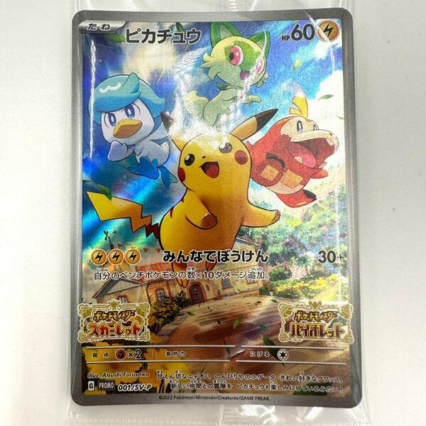 ポケモン スカーレット バイオレット 早期購入特典 ピカチュウ プロモ 37枚