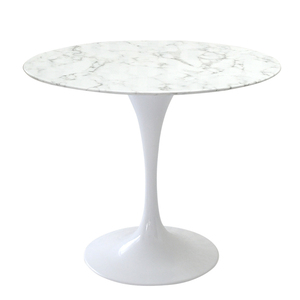 チューリップテーブル 人工大理石天板 直径90cm ホワイト white/エーロ・サーリネン tuliptable Eero Saarinen