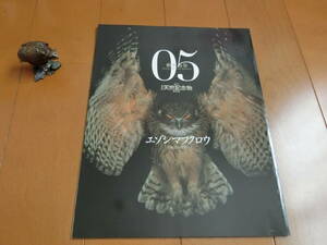  weekly japanese natural memory thing / 05ezosima owl / Kaiyodo figure attaching / Shogakukan Inc. 