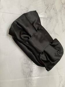  Lancome ribbon pouch black 