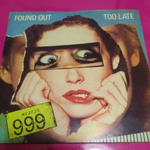 ９９９/FOUND OUT/TOO LATE/ＥＰ/１９７９ＵＫ_画像1