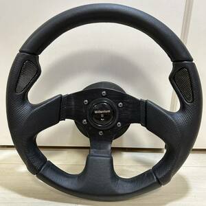 913S3[1 jpy ~]Millenium II millenium 2 steering wheel steering gear diameter 31.6 centimeter Vintage 