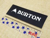 BURTON ロゴ シール ステッカー ブラック 山_画像3