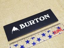 BURTON ロゴ シール ステッカー ブラック 山_画像2
