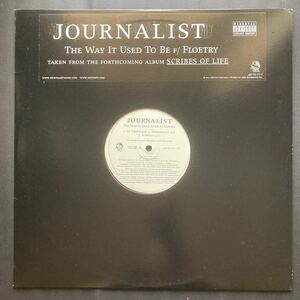 12inch JOURNALIST / THE WAY IT USED TO BE [プロモ盤]