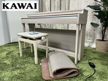 §展示品【カワイ / KAWAI デジタルピアノ CN29A 電子ピアノ 88鍵盤 プレミアムホワイトメープル調仕上げ 専用マット付き】N09240_画像1