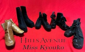 ◇履きやすいウエーブソール【MISS KYOUKO　ミスキョウコ＆HILSAVENUE　ヒルズアヴェニュー　他　5足】難有□外反母趾　M10289