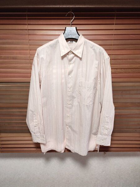 UNIQLO U オーバーサイズ ストライプシャツ L