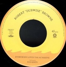 2020年 国内7インチ！Robert Dubwise Browne / Everybody Loves The Sunshine【Vortex / VR-02】Roy Ayers ラヴァーズ ダブ カヴァー_画像2