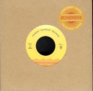 2020年 国内7インチ！Robert Dubwise Browne / Everybody Loves The Sunshine【Vortex / VR-02】Roy Ayers ラヴァーズ ダブ カヴァー